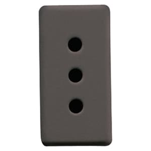 GEWISS - GEWGW21201 PRESA STANDARD ITALIANO 250V ac - 2P+T 10A -P11 - 1 MODULO - SYSTEM BLACK