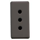 GEWISS - GEWGW21201 PRESA STANDARD ITALIANO 250V ac - 2P+T 10A -P11 - 1 MODULO - SYSTEM BLACK