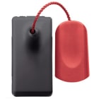 GEWISS - GEWGW21518 PULSANTE BIPOLARE 250V ac - NA 10A - A TIRANTE - 1 MODULO - SYSTEM BLACK