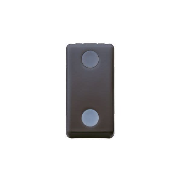GEWISS - GEWGW21528 COMMUTATORE UNIPOLARE 250V ac - 10AX - CON LENTE NEUTRA SOSTITUIBILE - 1 MODULO - SYSTEM BLACK