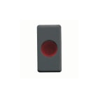 GEWISS - GEWGW21631 SPIA DI SEGNALAZIONE SINGOLA - 12/24/250V - AZZURRO - 1 MODULO - SYSTEM BLACK