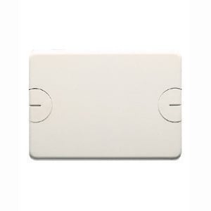 GEWISS - GEWGW24213 PLACCA CIECA PER SCATOLE RETTANGOLARI DA INCASSO - 4 POSTI - A VITE - BIANCO NUVOLA