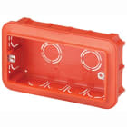 GEWISS - GEWGW24404 SCATOLA AD ALTA CAPIENZA PER SERIE CIVILI MODULARI - BIG BOX - HALOGEN FREE - 4 POSTI - 144X85X50