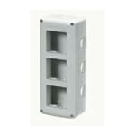 GEWISS - GEWGW27022 CONTENITORE PER APPARECCHI SYSTEM - VERTICALE PROTETTO - 6 POSTI - MODULO 2x3 - GRIGIO RAL 7035 - IP40