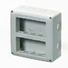 GEWISS - GEWGW27023 CONTENITORE PER APPARECCHI SYSTEM - VERTICALE PROTETTO - 8 POSTI - MODULO 4x2 - GRIGIO RAL 7035 - IP40