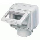 GEWISS - GEWGW27056 CONTENITORE PER APPARECCHI SYSTEM - STAGNO - 3 POSTI - FISSAGGIO TESTA PALO - GRIGIO RAL 7035 - IP55