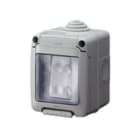 GEWISS - GEWGW27831 CONTENITORE COMPLETO APPARECCHI SYSTEM STAGNO - CON INTERRUTTORE UNIPOLARE 16AX - IP55 - GRIGIO RAL 7035