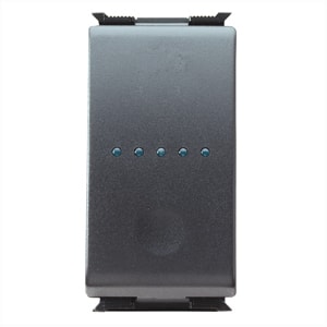 GEWISS - GEWGW30022 PULSANTE UNIPOLARE 250V ac - NA 16A ILLUMINABILE - LOCALIZZAZIONE NOTTURNA - 1 MODULO - PLAYBUS