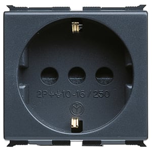 GEWISS - GEWGW30210 PRESA 2P+T 16A (P30) ST.ITALIANO/TEDESCO