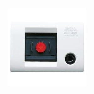 GEWISS - GEWGW32451 PLACCA AUTOPORTANTE PER EMERGENZA - IP40 - ROSSO - PLAYBUS