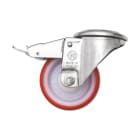 GEWISS - GEWGW38484 KIT 4 RUOTE GIREVOLI - ARMADI PAVIMENTO 19'' - DOTATE DI FRENO