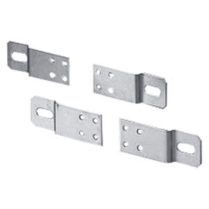 GEWISS - GEWGW46451 SET 4 STAFFE INOX FISSAGGIO QUADRI PAR.