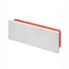 GEWISS - GEWGW48009 CASSETTA DI DERIVAZIONE E CONNESSIONE - PER PARETI IN MURATURA - CON GUIDA DIN - DIMENSIONI 480X160X75 - COPERCHIO BIANCO RAL9016