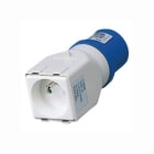 GEWISS - GEWGW64210 ADATTATORE DA INDUSTRIALE A CIVILE IP44 - SPINA 2P+T 16A 230V ac 50/60HZ - 1 PRESA 2P+T 10/16A STD.TEDESCO
