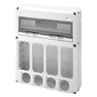 GEWISS GEWGW68015N Q-DIN 20M 4FL.PR.BL.VR.SBF 4FL.16A IP65
