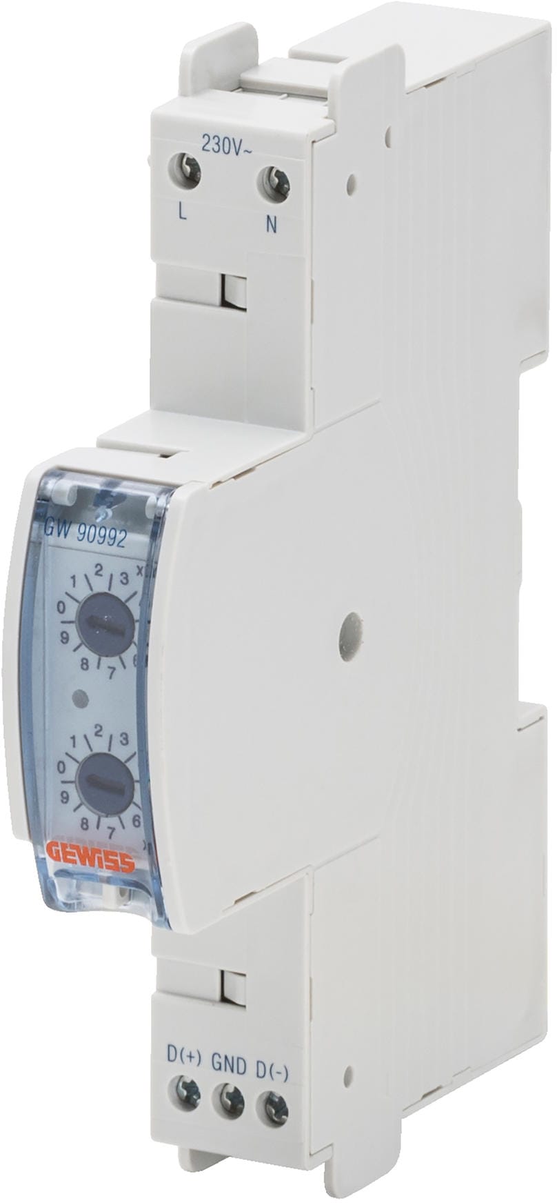 GEWISS - GEWGW90992 MODULO INTERFACCIA DI COMUNICAZIONE BUS RS485 - PER RESTART AUTOTEST 2/4 POLI/RESTART RM PRO 4 POLI - 1 MODULO EN 50022