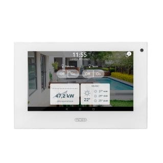 GEWISS - GEWGWA9007CB PANNELLO TOUCH SCREEN 7 BIANCO