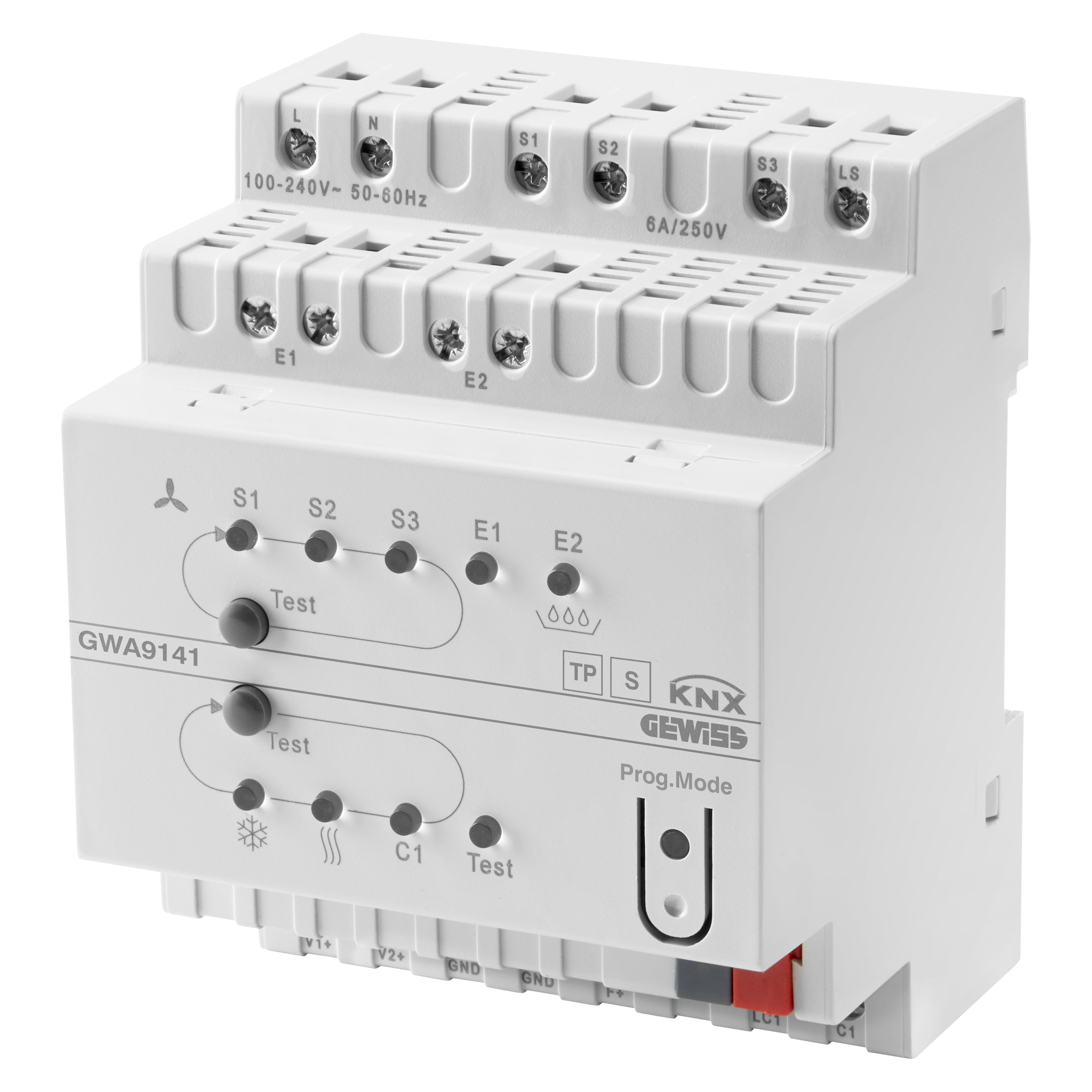 GEWISS GEWGWA9141 ATTUATORE FAN COIL KNX 0-10V - GUIDA DIN