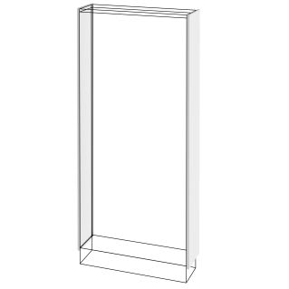 GEWISS - GEWGWD3056 COPPIA DI PANNELLI LATERALI - QUADRO DA PAVIMENTO - QDX 630 L - 1800X300MM