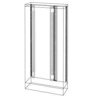 GEWISS - GEWGWD3170 QDX 630H PAVIM MONTANTI 600+300X1600X250