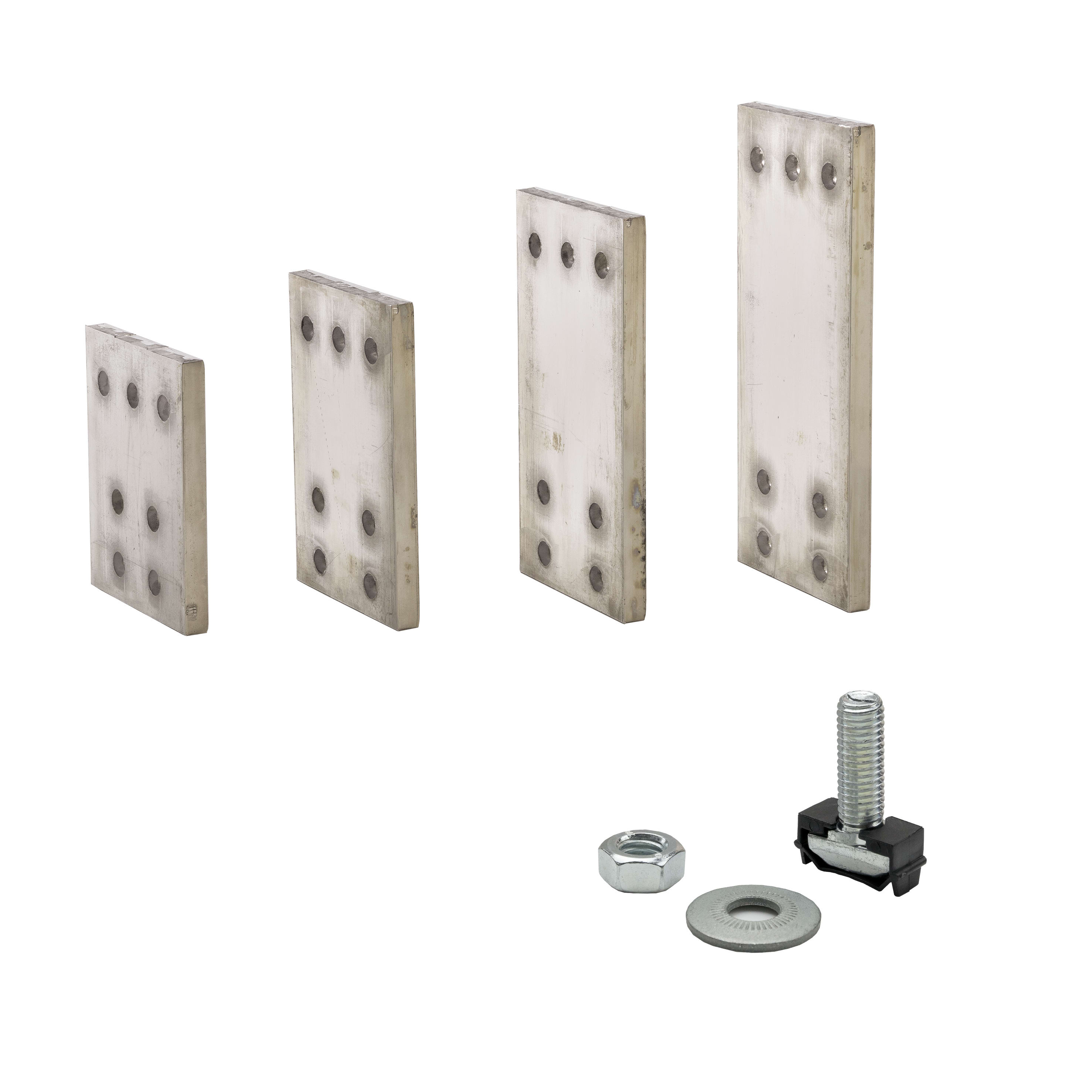 GEWISS - GEWGWD3773 GIUNTI PER BARRE SAGOMATE IN ALLUMINIO - 4 PEZZI - 600/800A