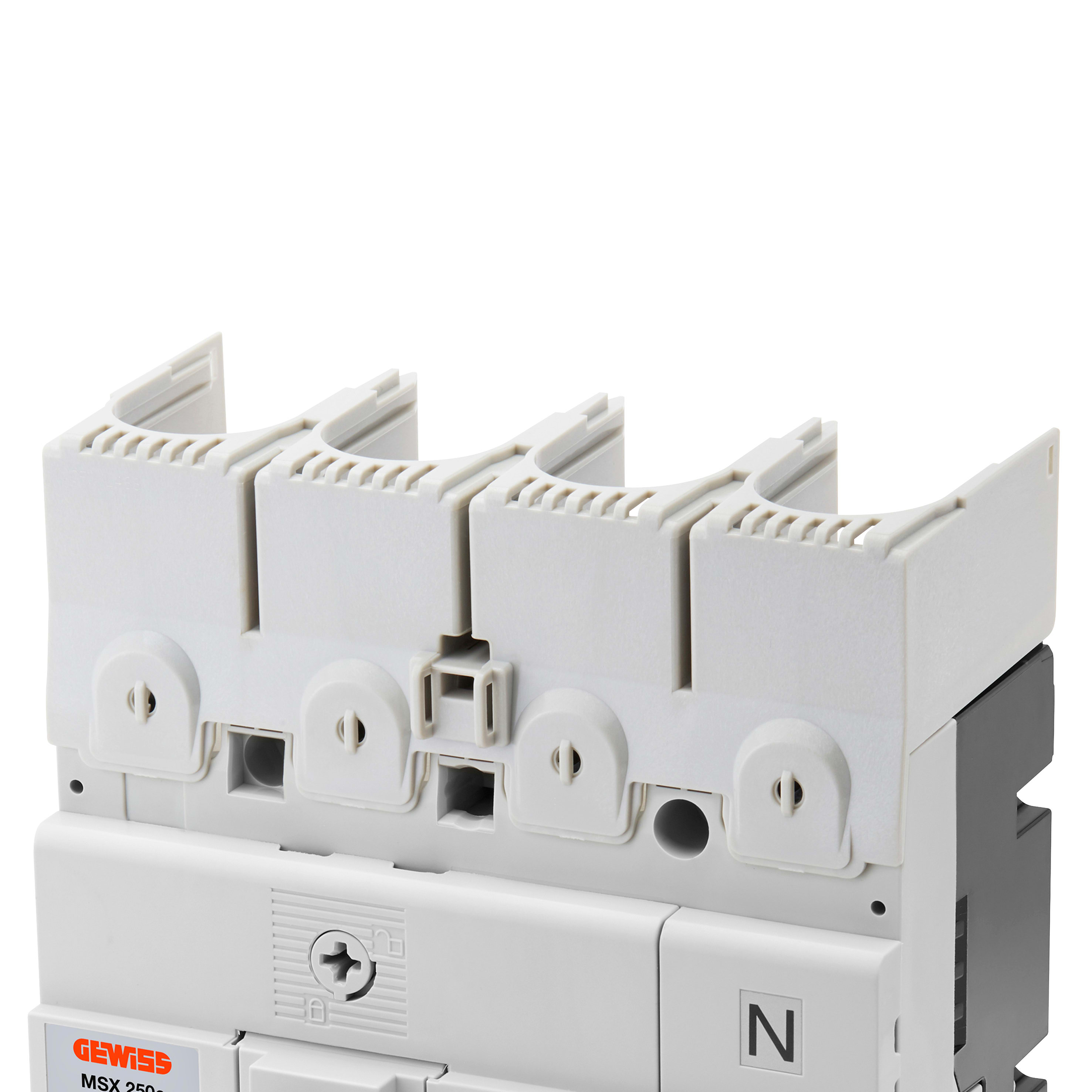 GEWISS - GEWGWD8818 COPRITERMINALI - PER MSX/M250C - PER TERMINALI ANTERIORI FC - PER INTERRUTTORI 4P