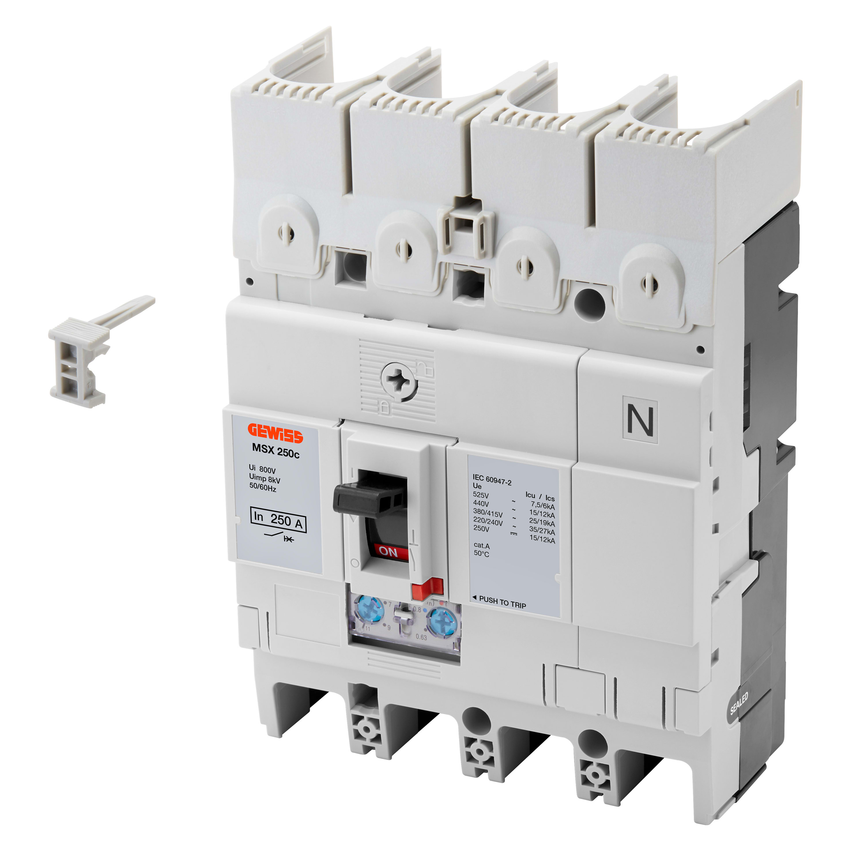 GEWISS - GEWGWD8863 SIGILLI PER COPRITERMINALI - PER MSX/D/E/M125-630