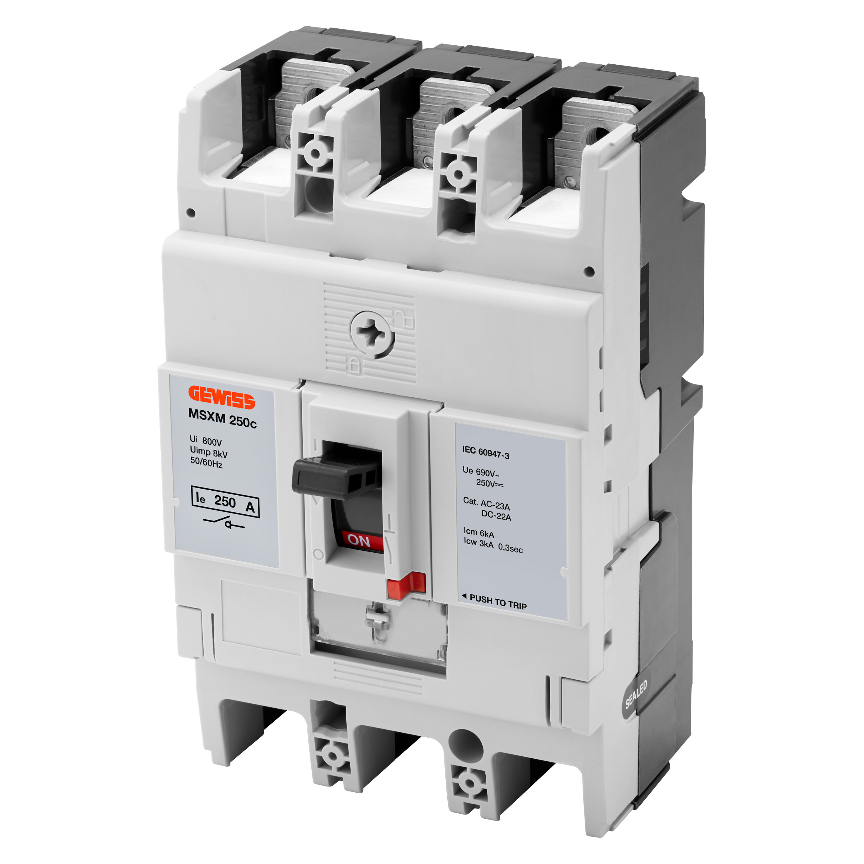 GEWISS - GEWGWD9443 MSXM 250C 3P 250A TERM.FC