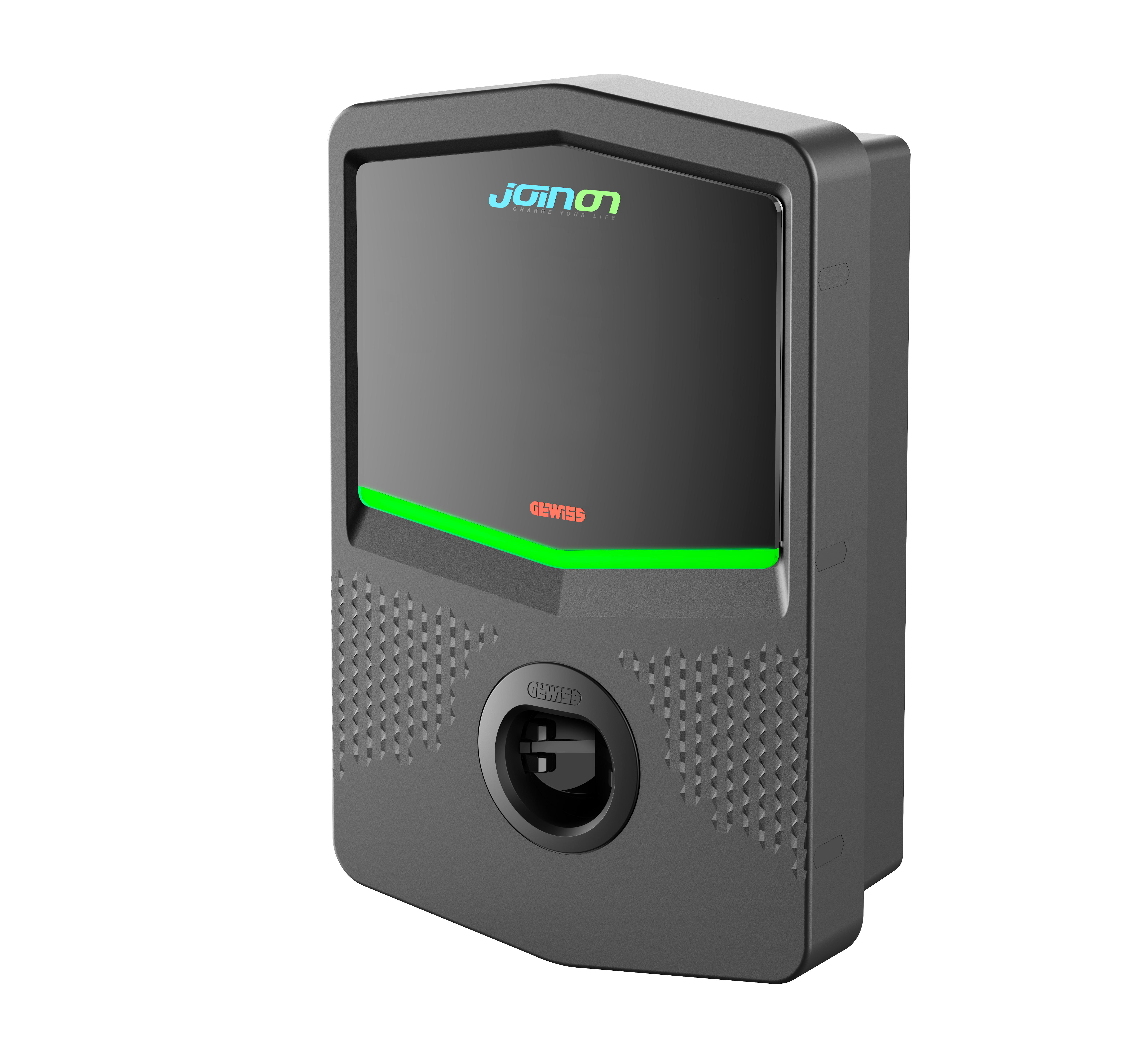 GEWISS - GEWGWJ3101A WALL BOX I-CON - STAZIONE DI RICARICA DA PARETE - AUTOSTART DLM + BLUETOOTH - TIPO 2 ANTIVANDALO CON SHUTTER - 4,6 KW - IP55
