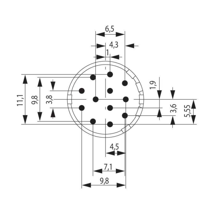 WEIDMULLER WEI1224150000 SAI-M23-BE-12-F