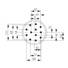WEIDMULLER WEI1224150000 SAI-M23-BE-12-F