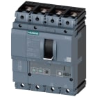 SIEMENS - SIE3VA21166HL420AA0 interruttore automatico 3VA2 IEC frame 160 classe del potere di interruzione H Icu=85kA con 415V a 4 poli, protezione impianto ETU320, LI, In=160A ...