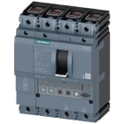 SIEMENS - SIE3VA21165HM460AA0 interruttore automatico 3VA2 IEC frame 160 classe del potere di interruzione M Icu=55kA con 415V a 4 poli, protezione impianto ETU330, LIG, In=160A...