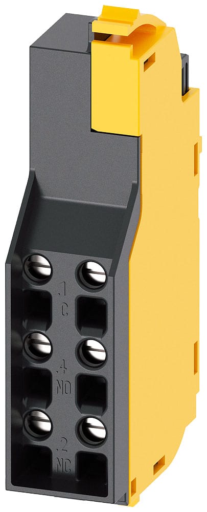 SIEMENS - SIE3VA99780AB11 Blocchetto di contatti di segnalazione intervento, contatti CO, tipo HP (14mm) per 3VA4/5/6