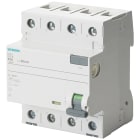 SIEMENS - SIE5SV34448 Interruttore differenziale, a 4 poli, tipo A, selettivo, In: 40 A, 100 mA, Un AC: 400 V
