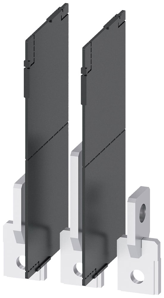 SIEMENS - SIE3VA92630QD00 Attacchi a sbarra allungati verticali, 3 pezzi, accessori per: 3VA2 100/160/250