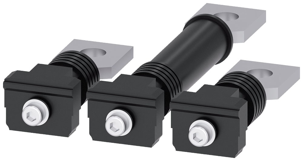 SIEMENS - SIE3VA92030QE00 Attacchi piatti posteriori, 3 pezzi, accessori per: 3VA2 100/160/250