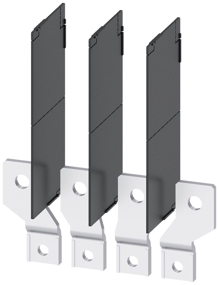 SIEMENS - SIE3VA92640QC00 Attacchi a sbarra anteriori divaricati, 4 pezzi, accessori per: 3VA2 100/160/250