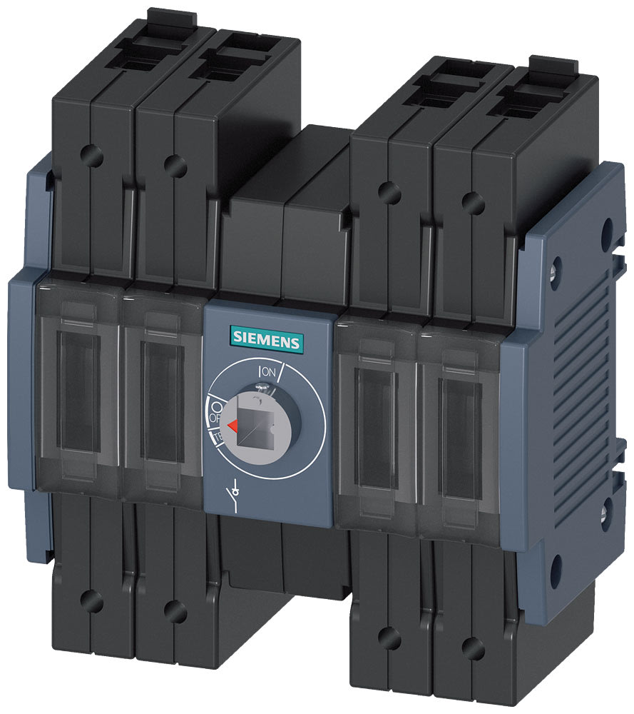SIEMENS - SIE3KD22402ME200 Sezionatore sottocarico 32 A, grand. costr. 1, a 4 poli, comando frontale centrale, apparecchio di base