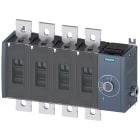 SIEMENS - SIE3KD46440QE400 Sezionatore sottocarico 630 A, grand. costr. 4, a 4 poli, comando per parete laterale a destra, apparecchio di base