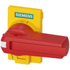 SIEMENS - SIE3KD91012 Accessori per 3KD grand. costr. 1 comando diretto, rosso/giallo, versione standard lucchettabile