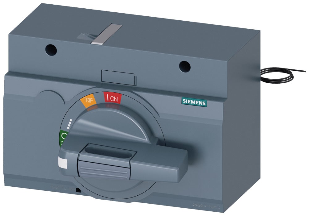 SIEMENS - SIE3VA94670EK13 Comando rotativo frontale standard IEC IP30/40, kit di illuminazione DC 24 V, accessorio per: 3VA1