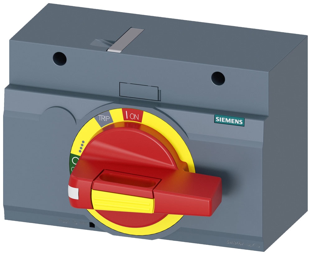 SIEMENS - SIE3VA94670EK15 Comando rotativo frontale OFF di emergenza IEC IP30/40, accessorio per: 3VA1 400/630 3VA2 400/630
