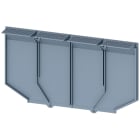 SIEMENS - SIE3VA94810WK40 Piastra disolamento divaricata, a 4 poli, 1 pezzo, accessorio per: 3VA1 400/630 3VA2