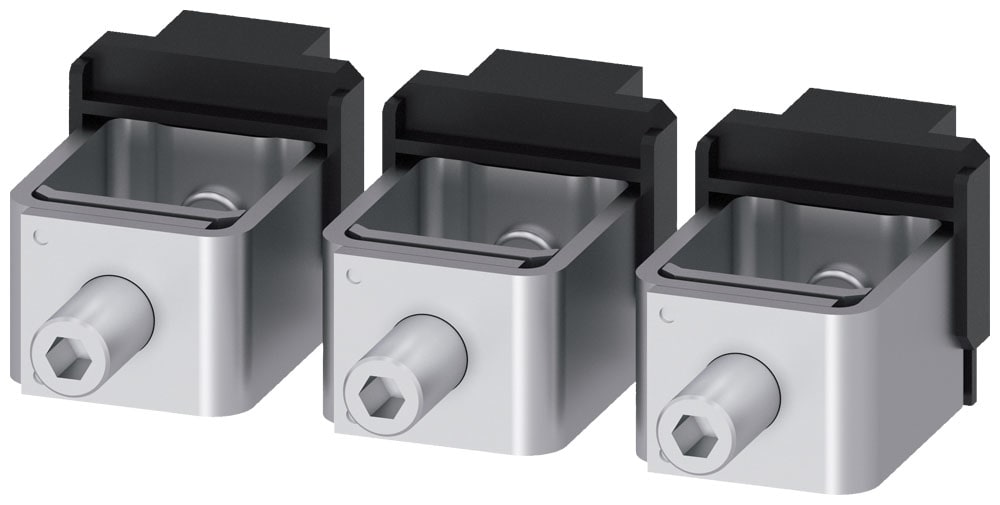 SIEMENS - SIE3VA94830JA13 Morsetto serracavo, 3 pezzi, accessori per: 3VA1 400/630 3VA2 400/630