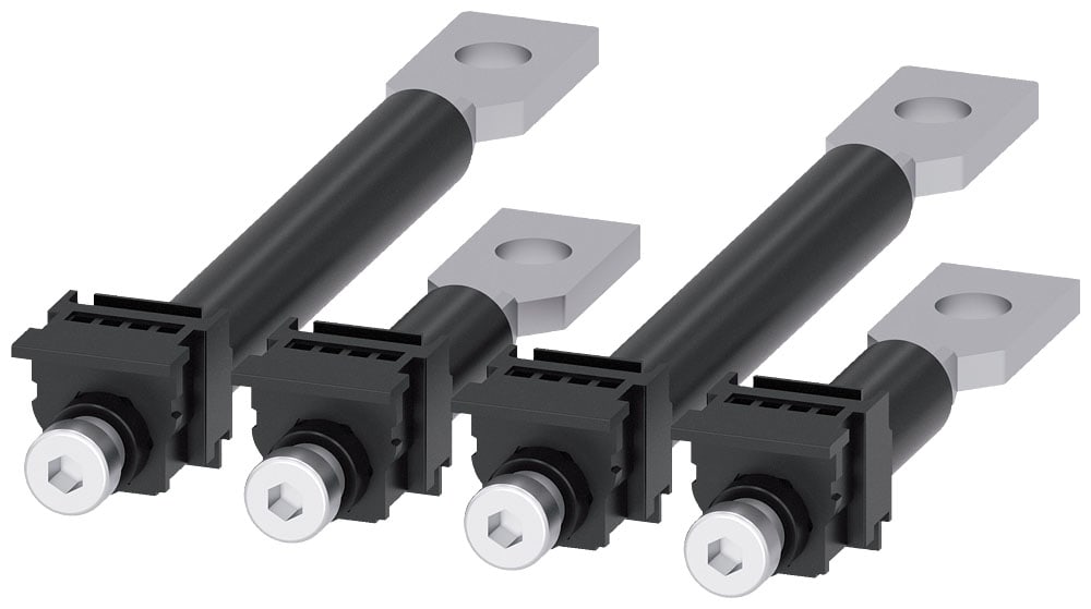 SIEMENS - SIE3VA91140QE00 Attacchi piatti posteriori, 4 pezzi, accessori per: 3VA1 100/160