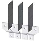 SIEMENS - SIE3VA94840QC00 Attacchi a sbarra anteriori divaricati, 4 pezzi, accessori per: 3VA1 400/630 3VA2