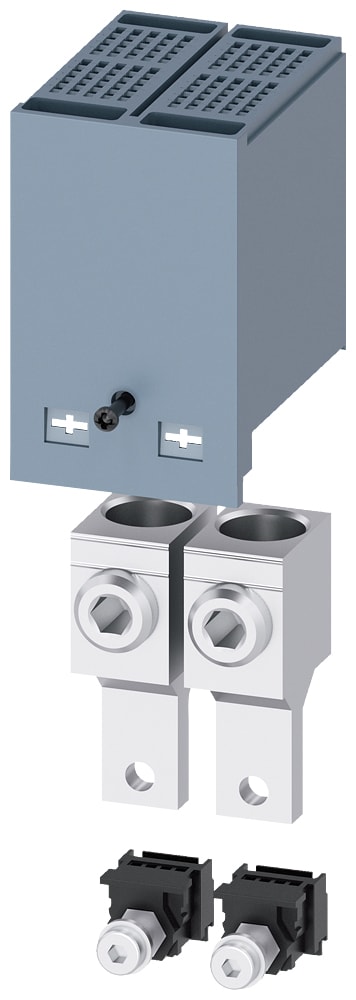 SIEMENS - SIE3VA91120JJ12 Morsetto di collegamento per conduttore tondo, grande, 2 pezzi, accessorio per: 3VA1 160