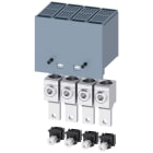 SIEMENS - SIE3VA91140JJ12 Morsetto di collegamento per conduttore tondo, grande, 4 pezzi, accessorio per: 3VA1 100/160