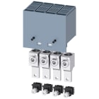 SIEMENS - SIE3VA91540JC12 Morsetto di collegamento per conduttore tondo grande con presa di tensione per conduttore ausiliario 4 pezzi, accessorio